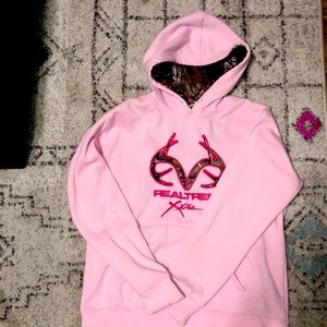 Pink realtree hoodie